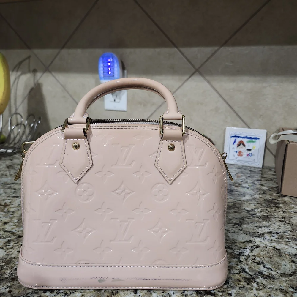 Louis Vuitton Pink Mini Bag with Structured Design and Metal Hardware - Picture 2 of 15